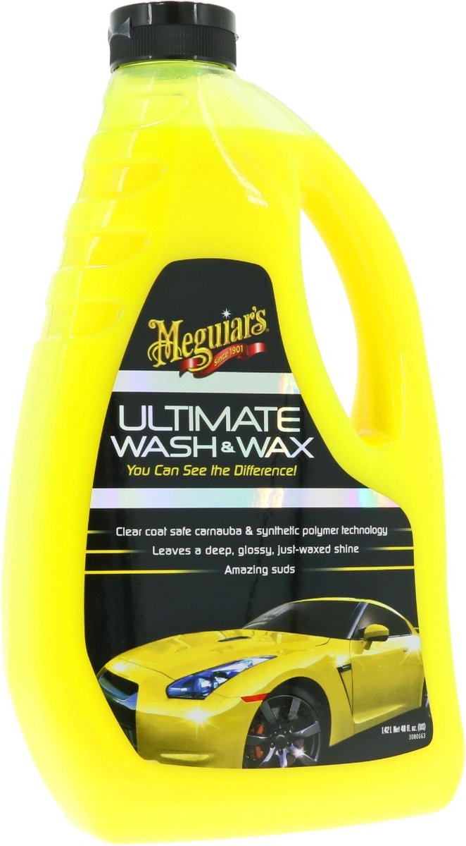 Meguiar's Ultimate Wash & Wax - Autowax - 1,42L - Carnauba & Polymeren - Verlengt Autowax Bescherming review