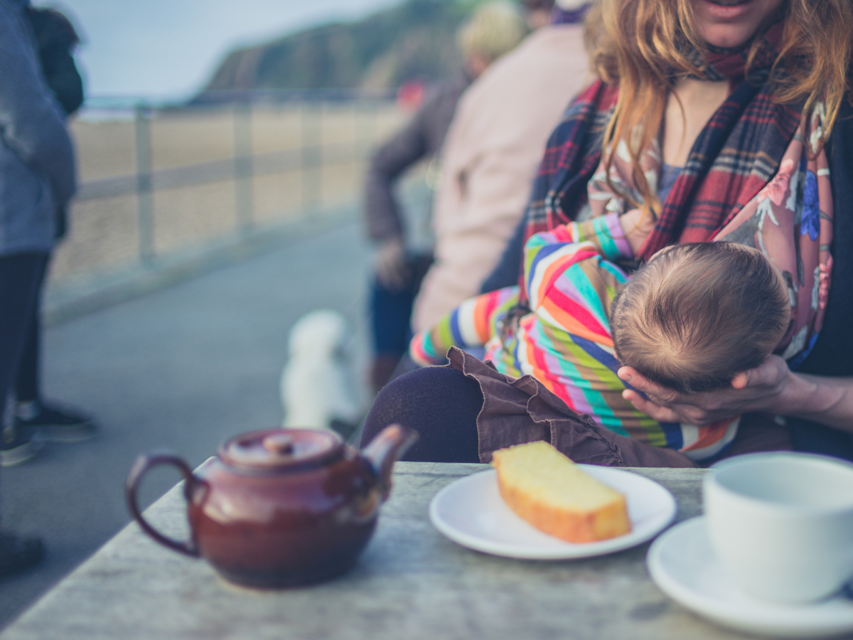 Uiteten met een baby