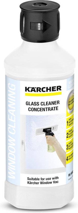 Karcher reiniger glasreiniger vensterreiniger voor Window Vac reinigingsmiddel - 500ml -