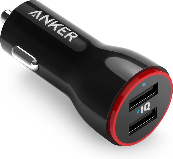 PowerDrive 2 24W Dual USB-A Black 