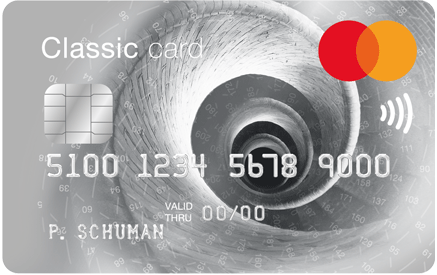 Classic card mastercard