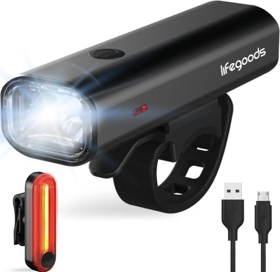 LifeGoods LED verlichting fietslamp