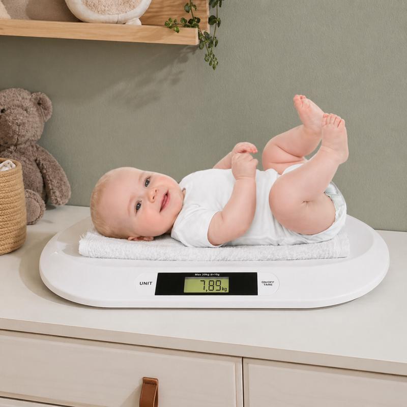 Action Silvergear Smart Babyweegschaal in gebruik