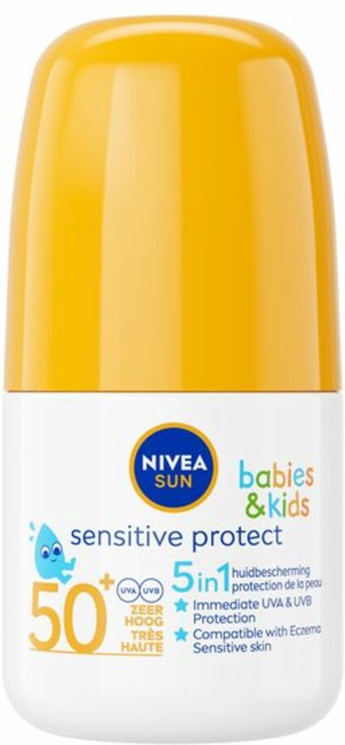 NIVEA SUN Babies and Kids Sensitive Roll-On stick SPF50 50 ml voor baby